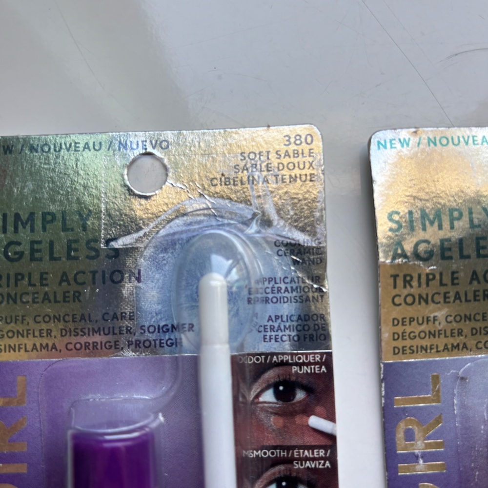 COVERGIRL Simply Ageless Triple Action Concealer- 380 set of 2 - Picture 2 of 6